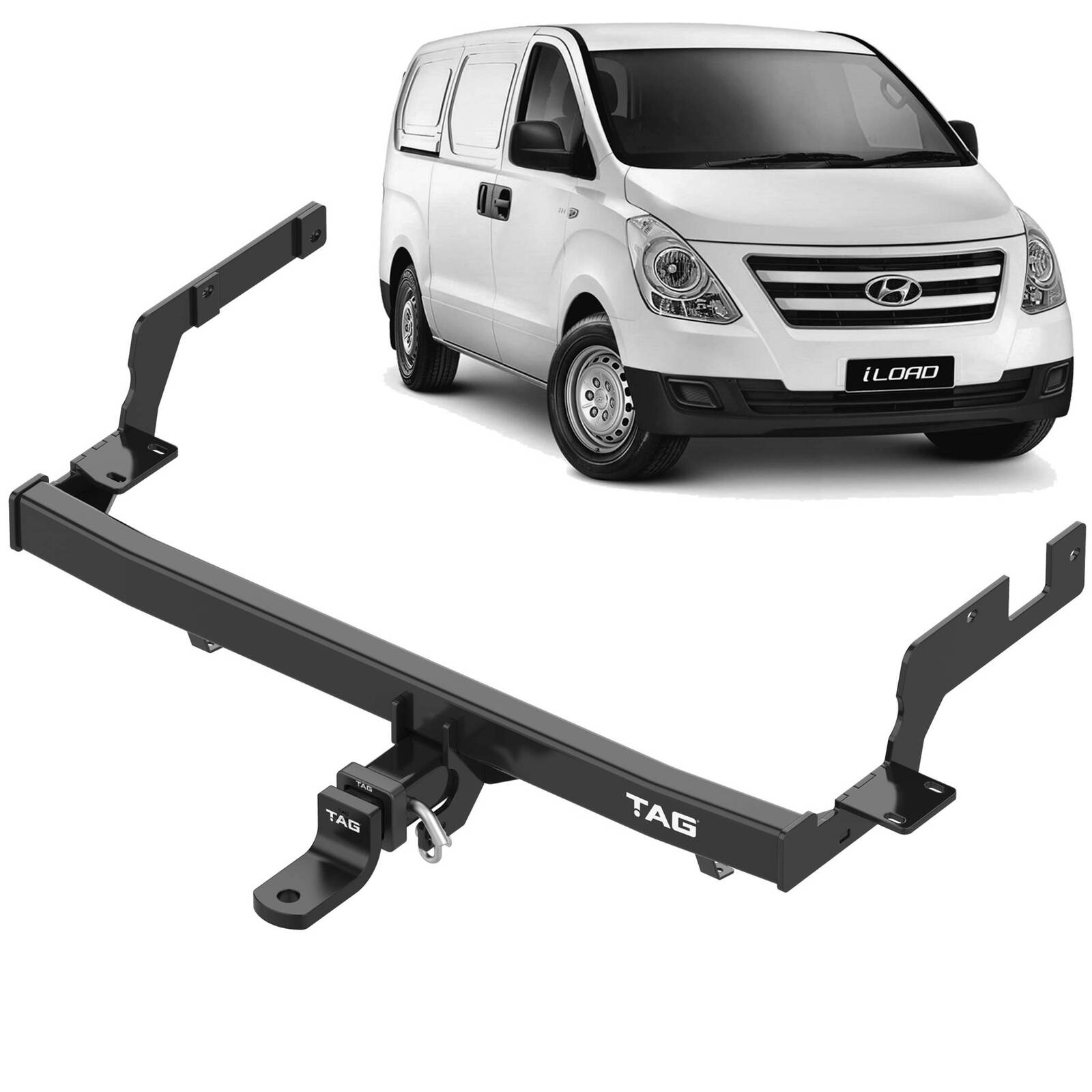 TAG Heavy Duty Towbar for Hyundai IMAX (02/2008 - 06/2021), ILoad (02/2008 - 06/2021) image