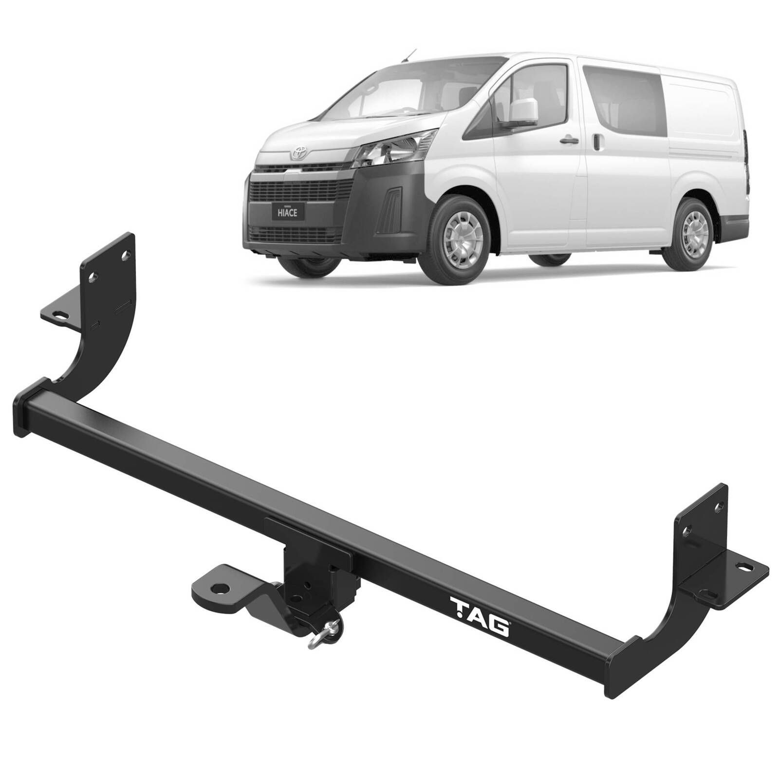 TAG Standard Duty Towbar & Direct Fit Wiring for Hiace / Commuter (12/2013 - on) image