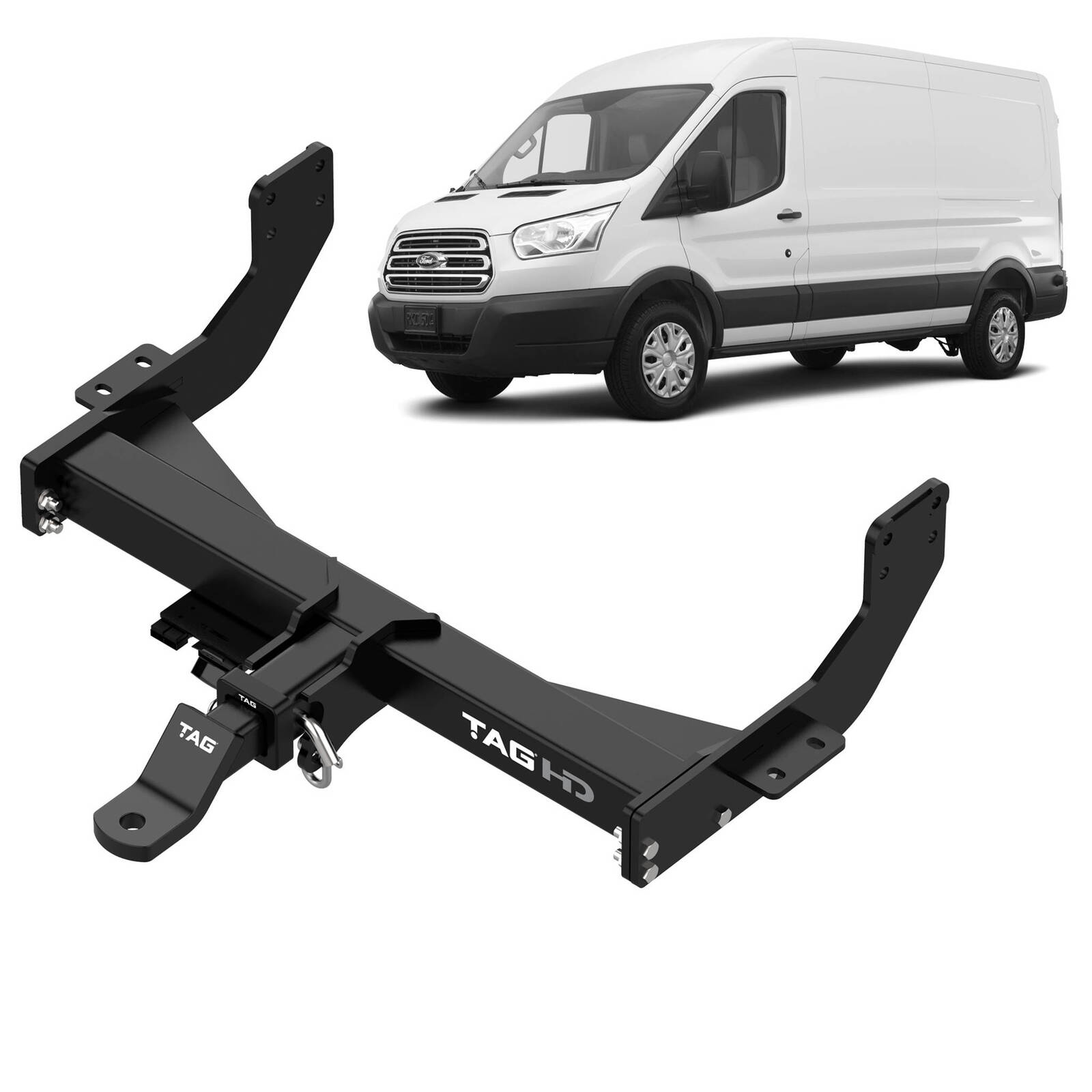 TAG Heavy Duty Towbar & Direct Fit Wiring for Ford Transit Van (02/2014 - 05/2016) image