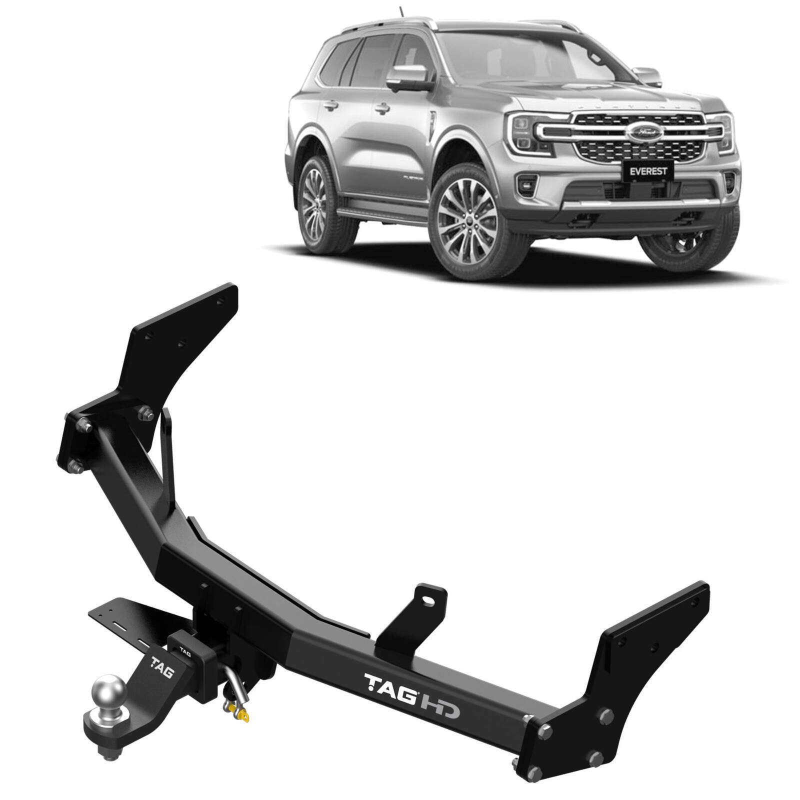 TAG Heavy Duty Towbar for Next-Gen Ford Everest (06/2022 - on) image