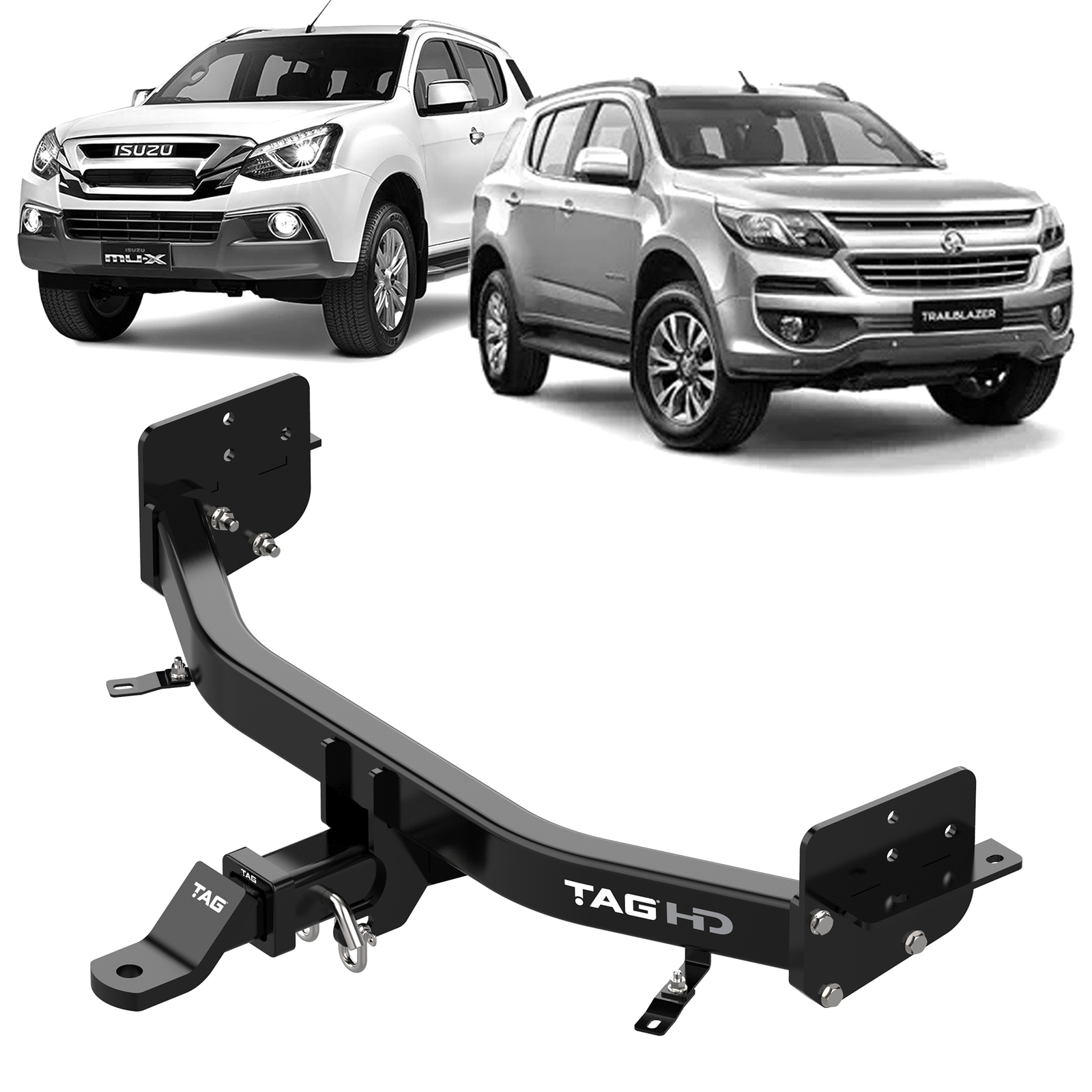 TAG Heavy Duty Towbar & Wiring Kit for Holden Colorado7 (11/2012 - 01/2018), Trailblazer (10/2016 - 06/2020) image