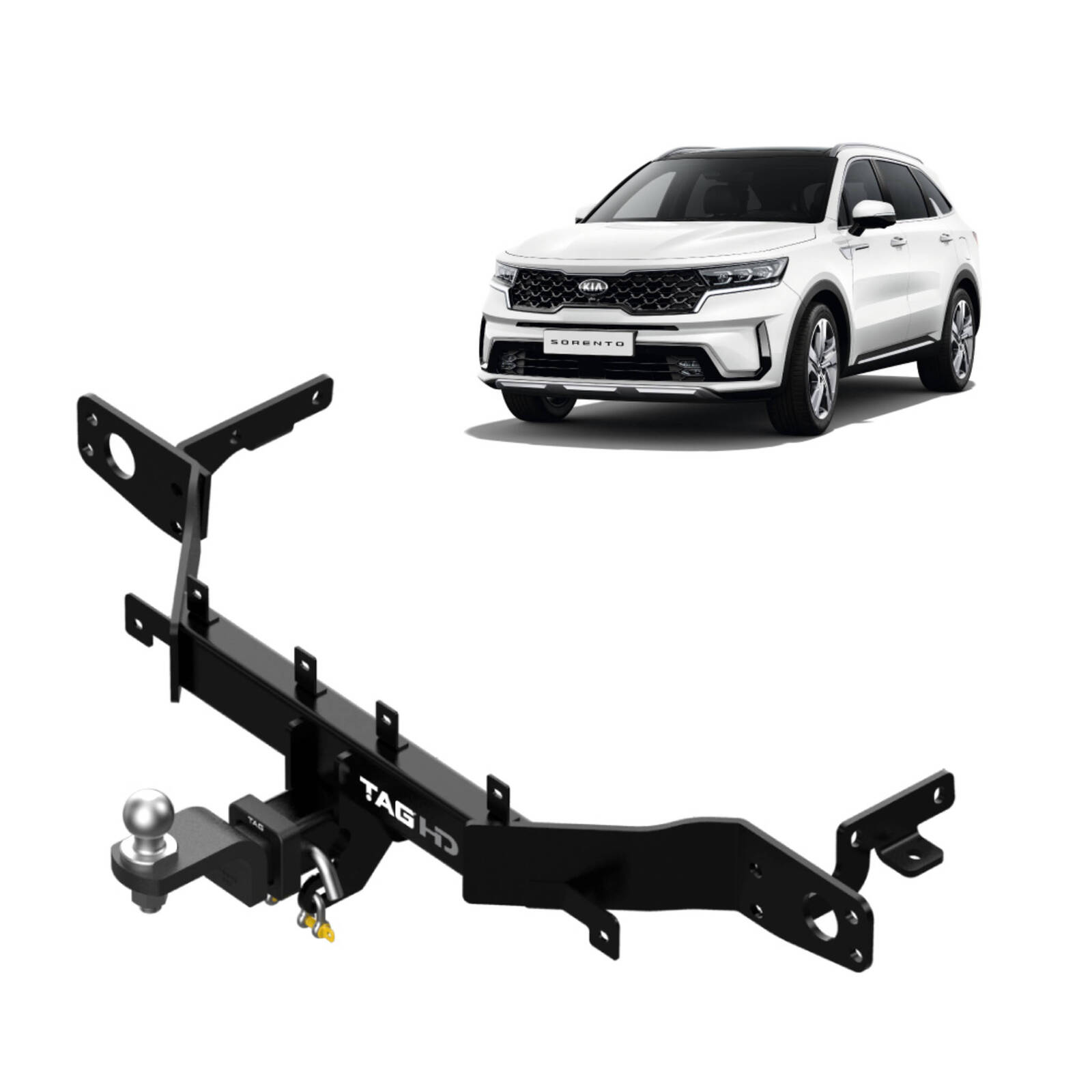 TAG Heavy Duty Towbar & Universal Wiring Kit for KIA Sorento (03/2020 - on) image