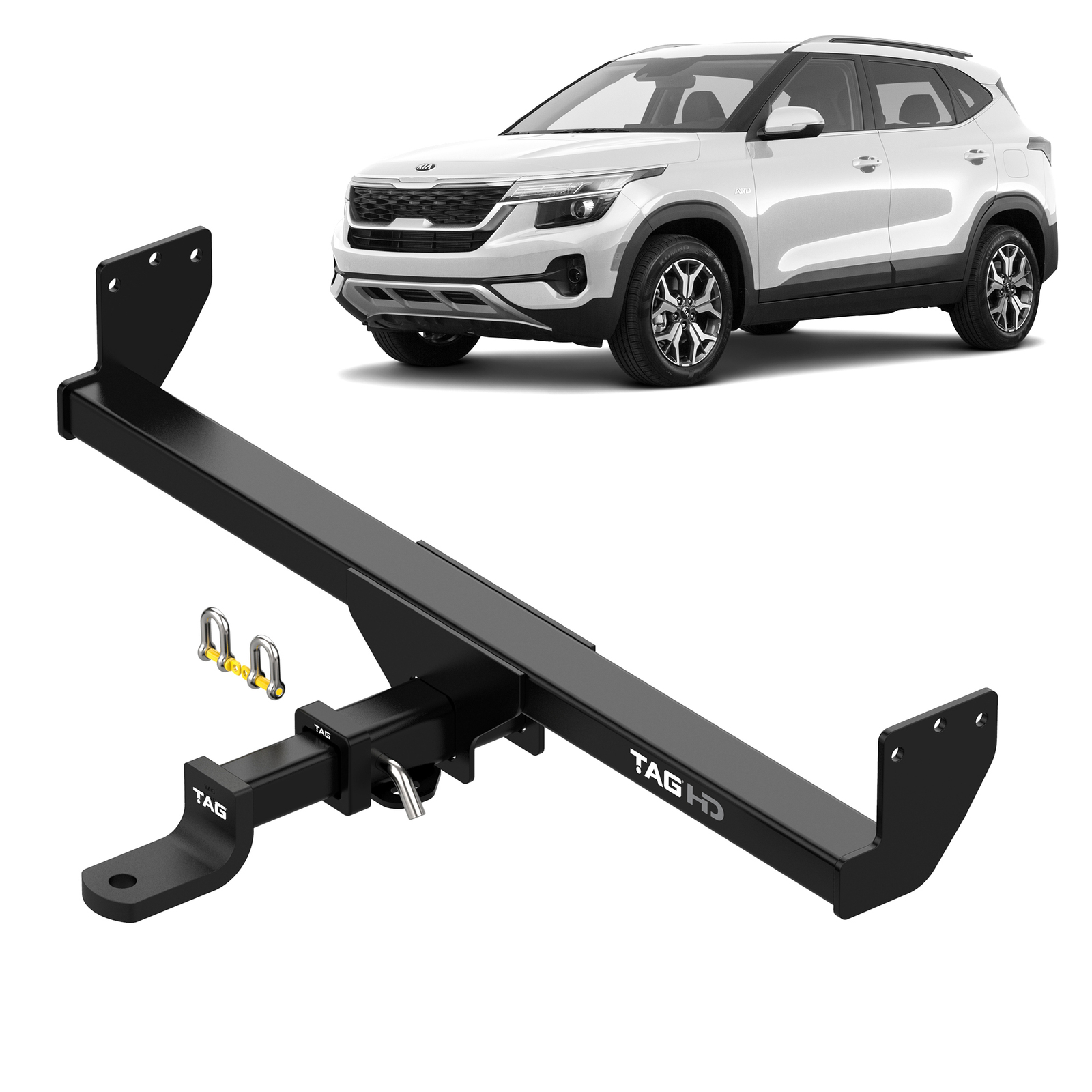 TAG Heavy Duty Towbar and Universal Wiring Harness for KIA Seltos (08/2019 - on) image