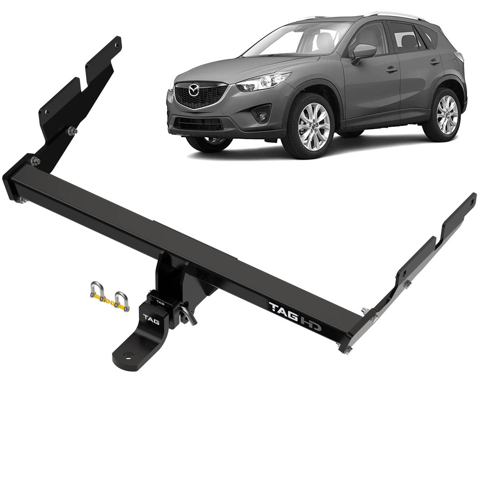 TAG Heavy Duty Towbar & Direct Fit Wiring for Mazda CX-5 KE Series (02/2012 - 02/2017) image