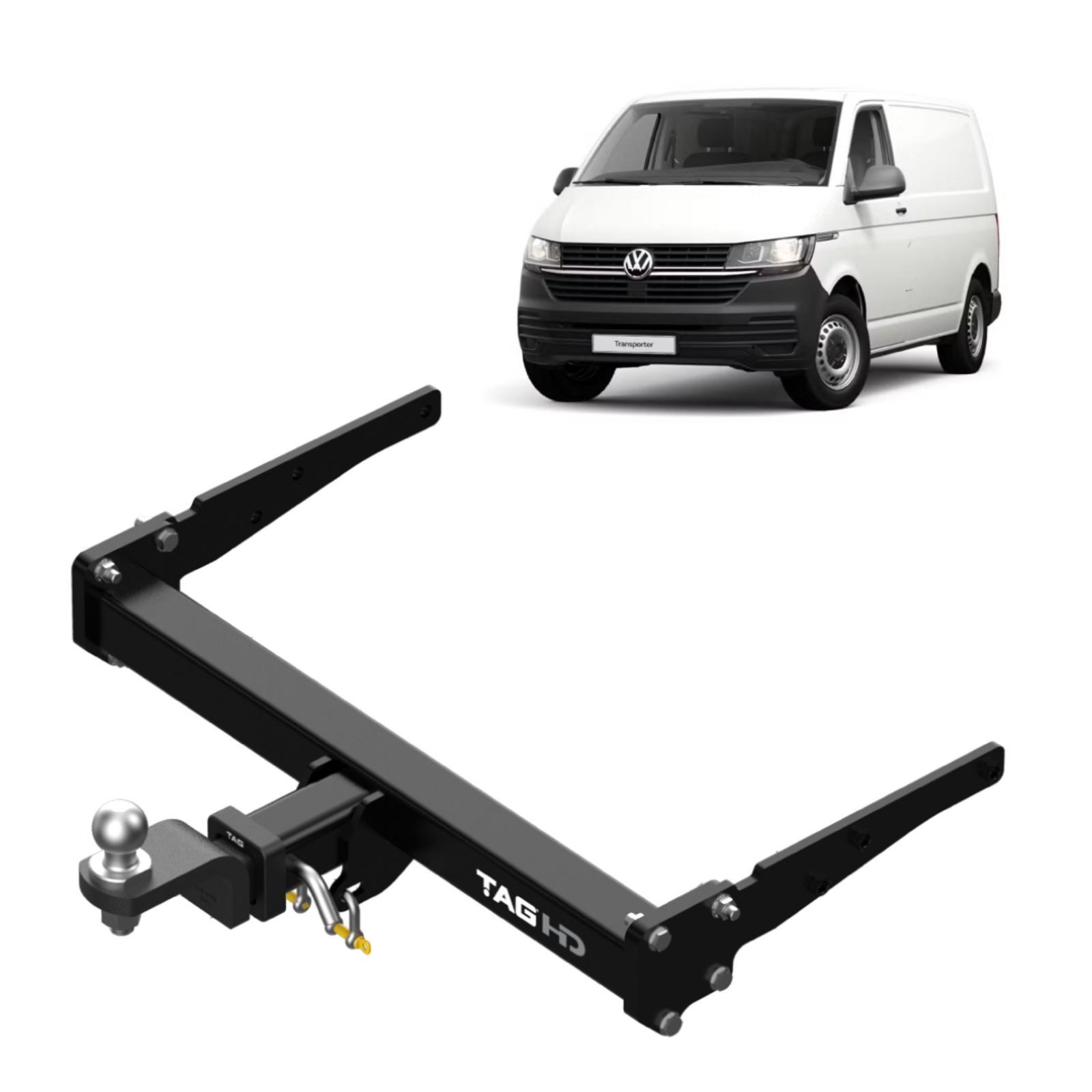 TAG Heavy Duty Towbar & Direct Fit Wiring For Volkswagon Transporter T6 (09/2019 - On) image