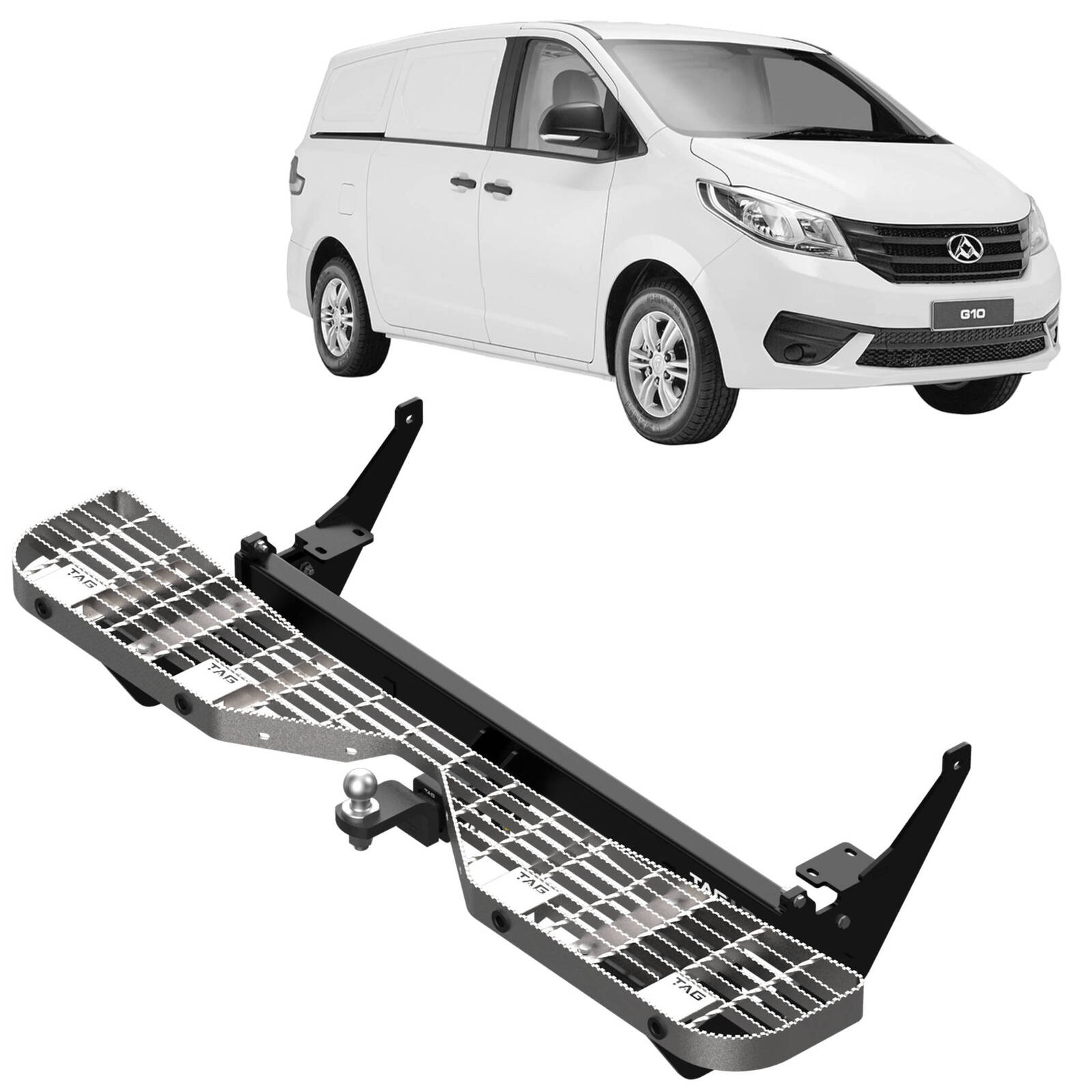 TAG Rear Step and Towbar Combination for LDV G10 (04/2015 - on) image