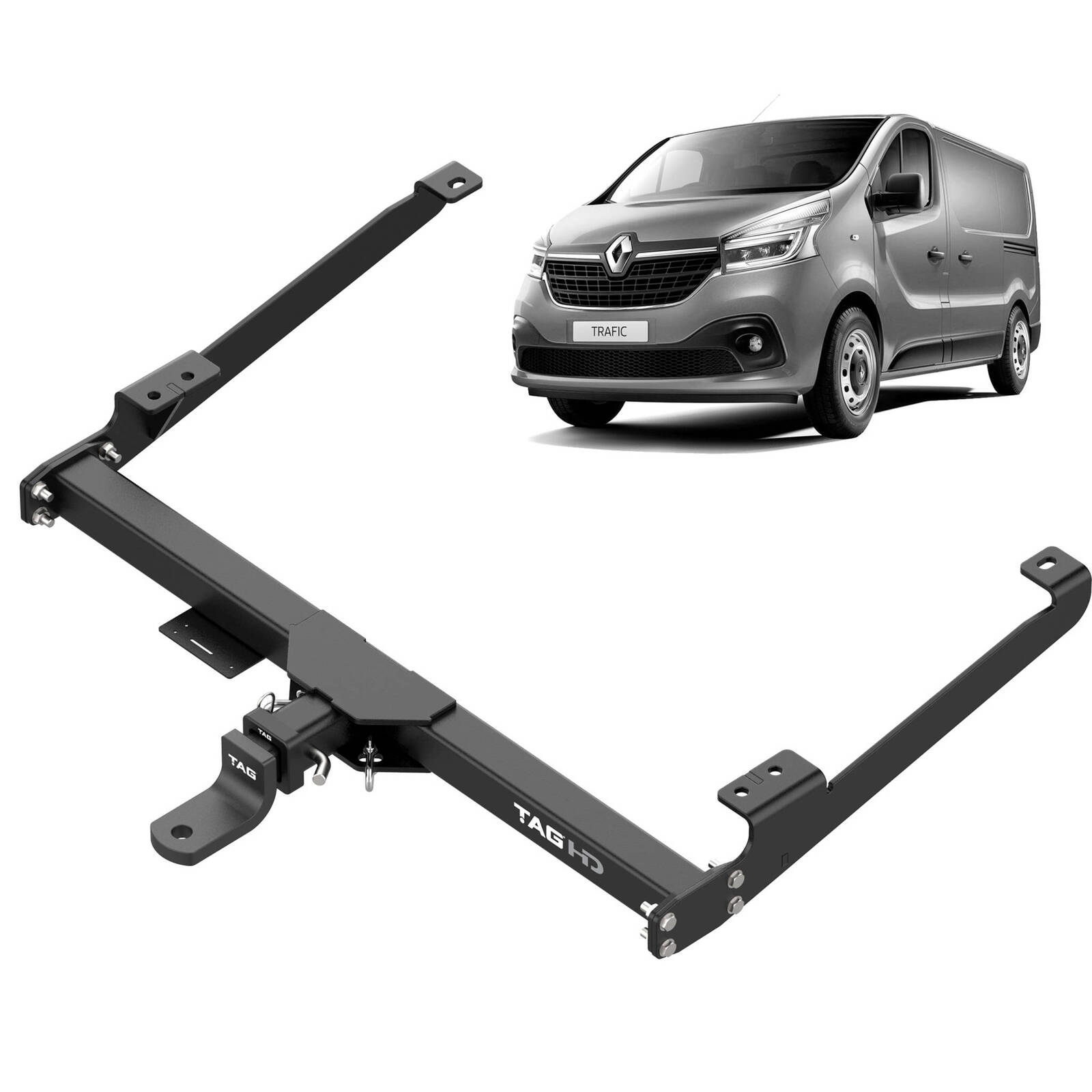 TAG Heavy Duty Towbar & Universal Wiring Kit for Renault Trafic (05/2014 - on) image