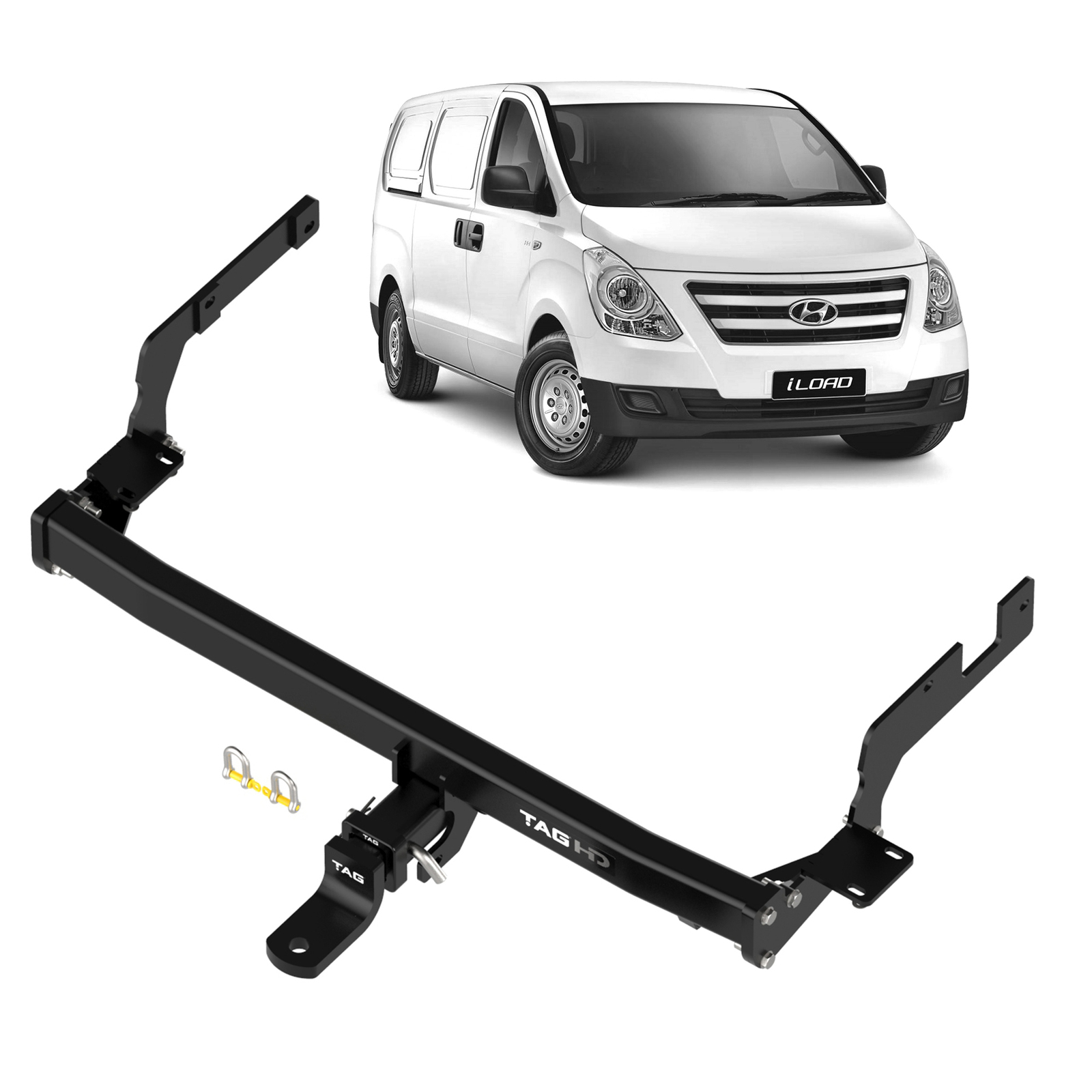 TAG Heavy Duty Towbar & Direct Fit Wiring for Hyundai ILoad (02/2008 - 06/2021), IMAX (02/2008 - 06/2021) image