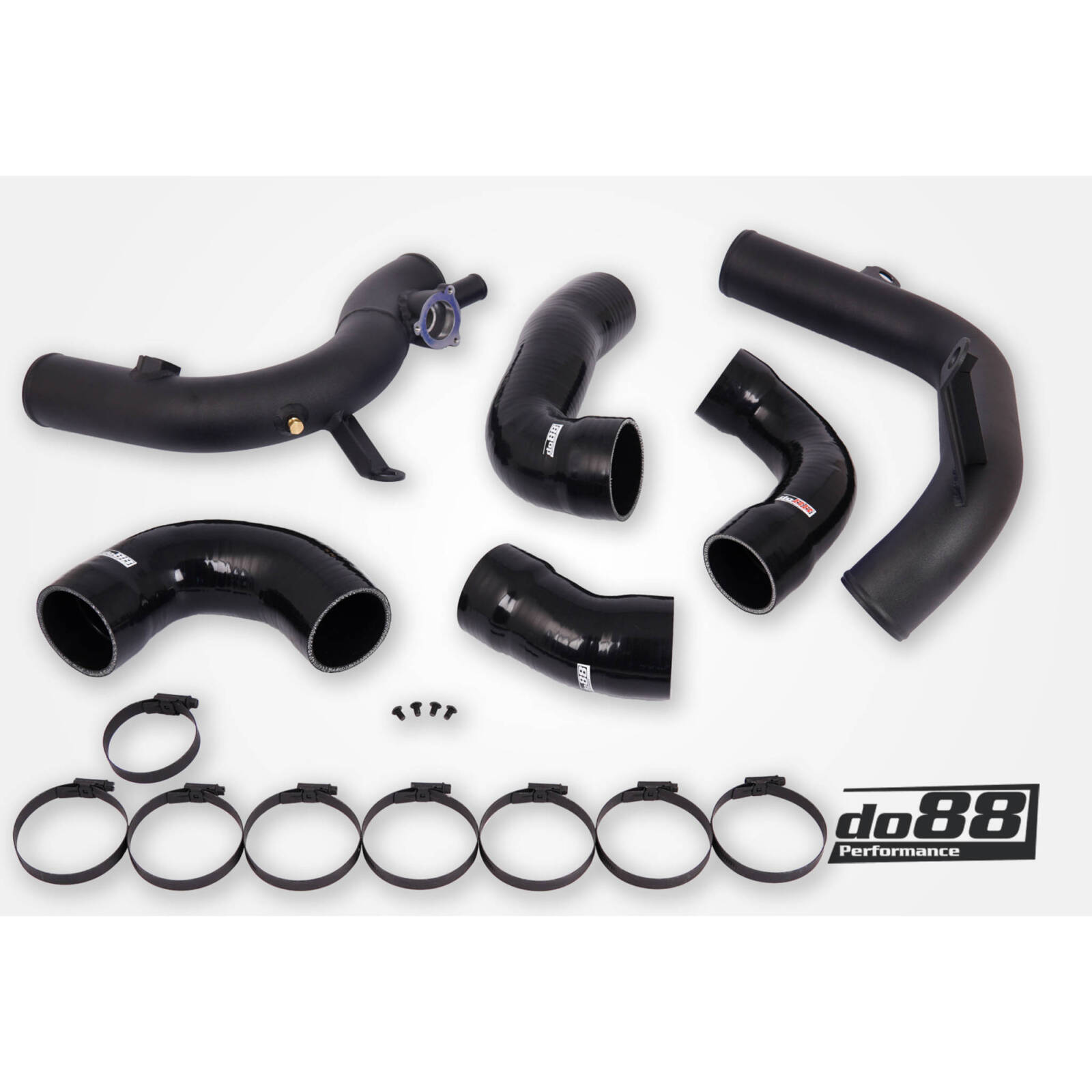 do88 Pressure pipes, Black hoses fits VAG 2.0 TSI EA888 Gen4 (300hp+) do88 IC - TR-340-do88-1-S image