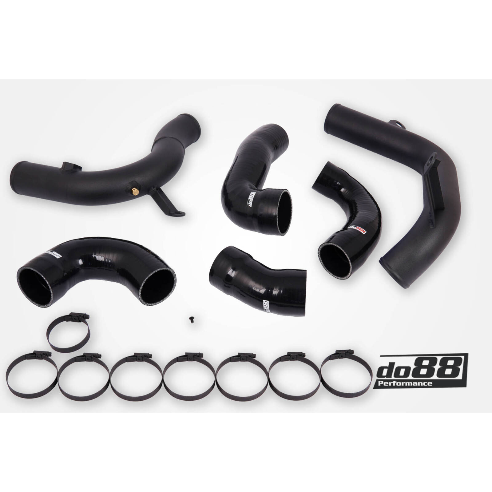 do88 Pressure pipes Black hoses fits VAG 2.0 TSI EA888 Gen4 (245hp) do88 IC - TR-340-do88-2-S image