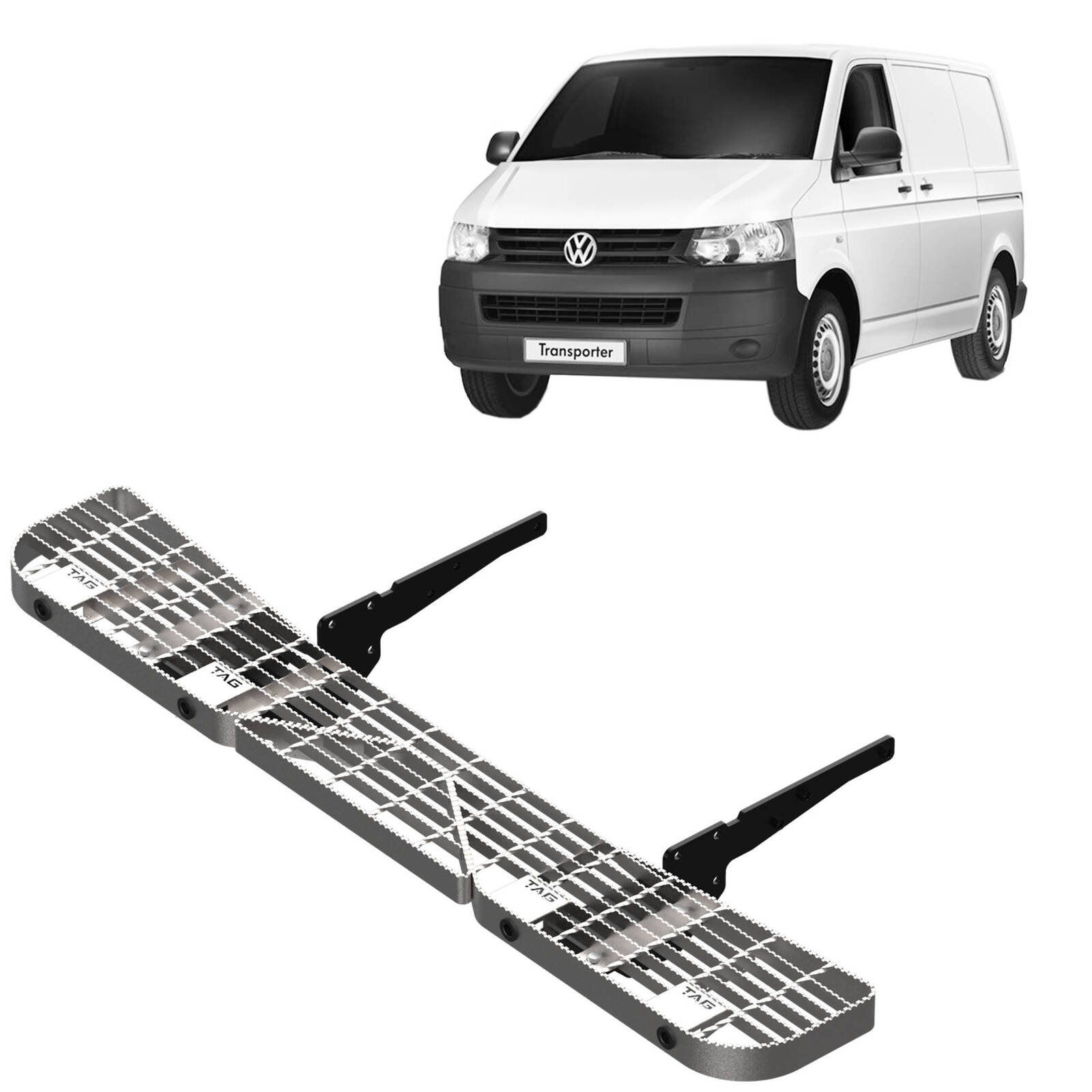 TAG Rear Step for Volkswagen Transporter / Caravelle (03/2010 - on) image