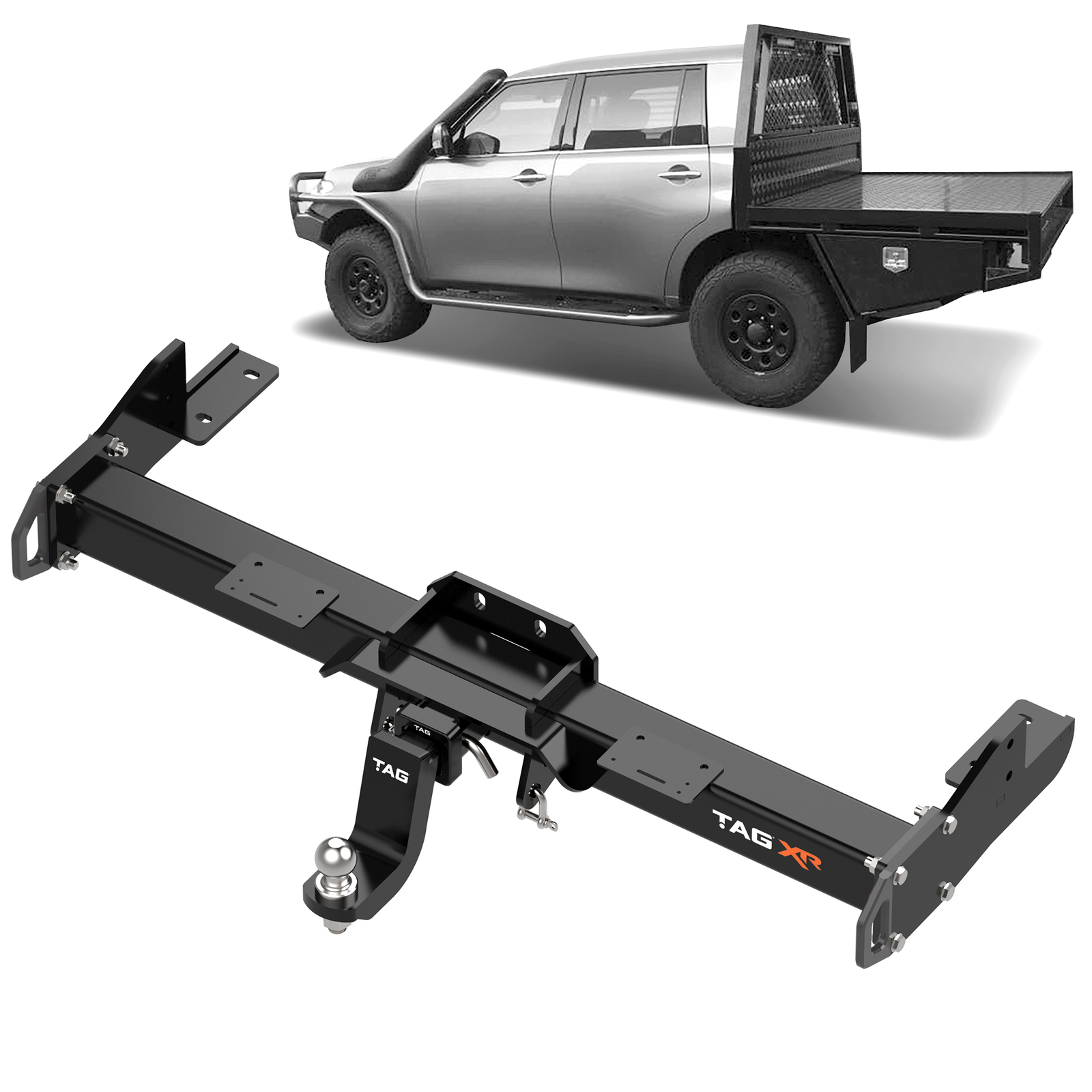 TAG 4x4 Recovery Towbar for Ute Chopped Y62 Nissan Patrol Wagons image