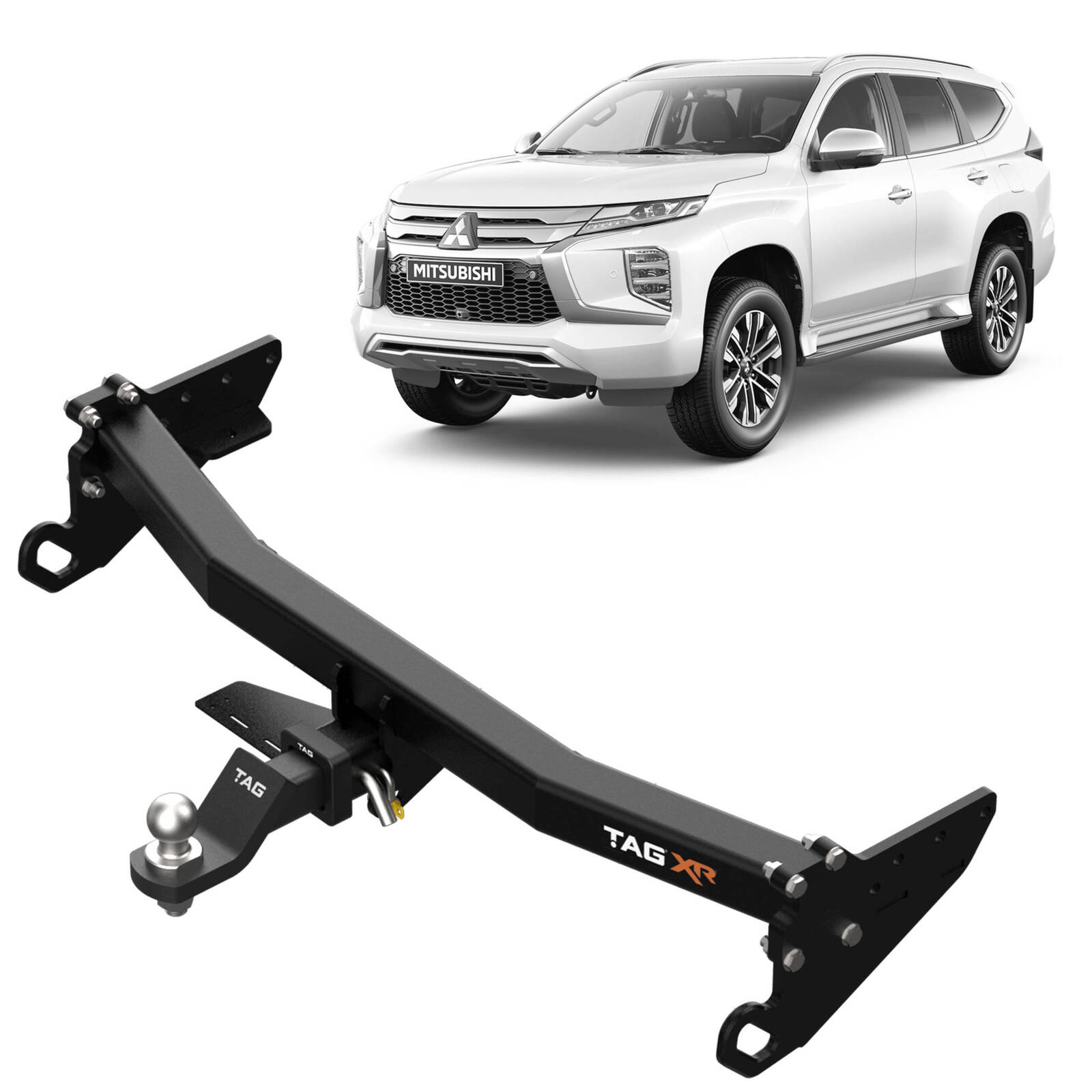 TAG 4x4 Recovery Towbar & Wiring Kit for Mitsubishi Pajero Sport QF (11/2019 - on) image