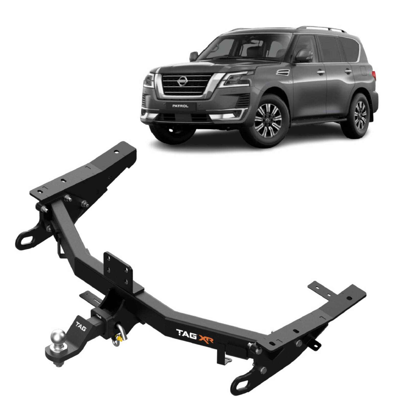 TAG 4x4 Recovery Towbar for Nissan Patrol Y62 Wagon (12/2012 - on) image