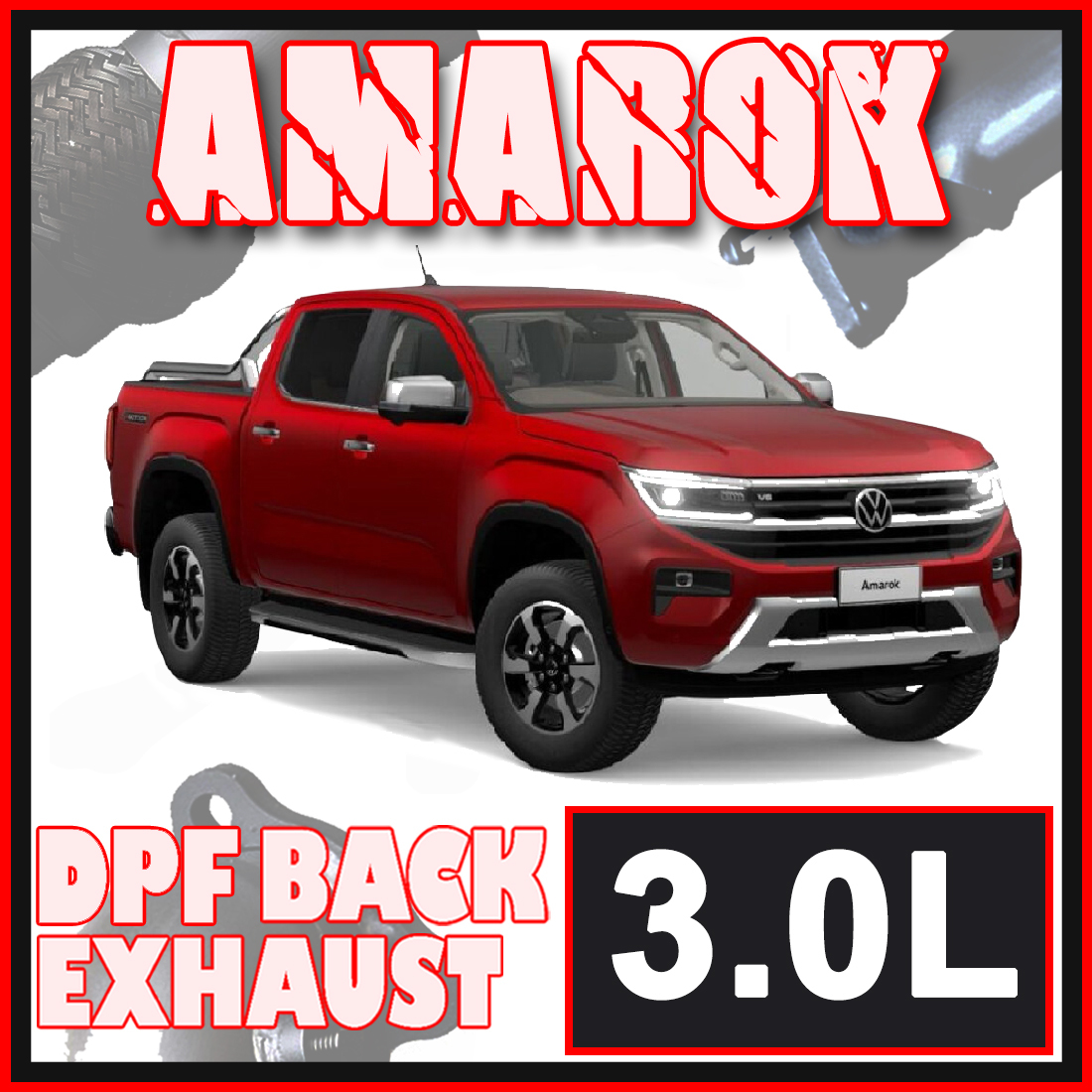 Volkswagen Amarok Exhaust 3L V6 TD DPF Back Systems image