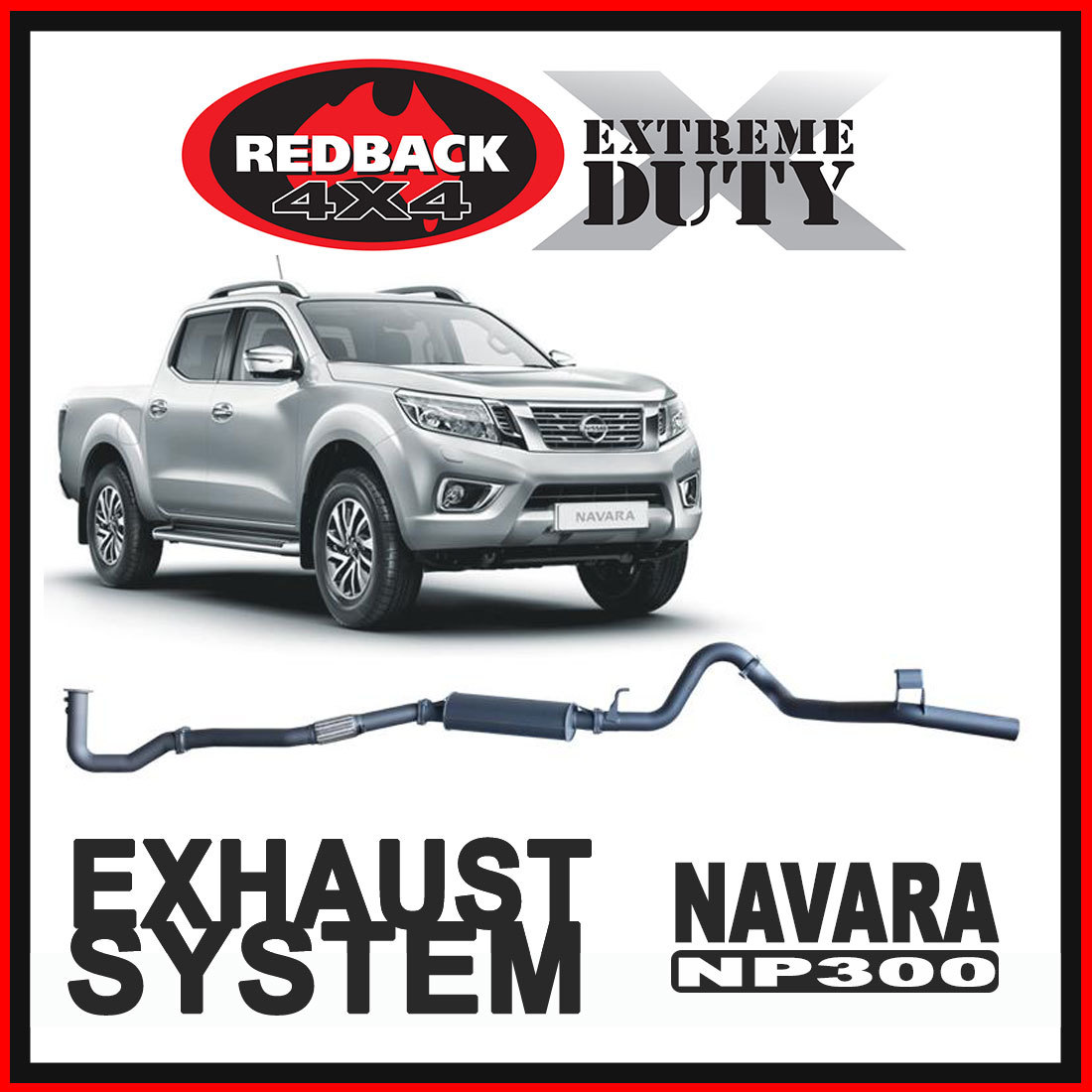 Nissan Navara D23 2.3L NP300 Redback Extreme Duty Exhaust image