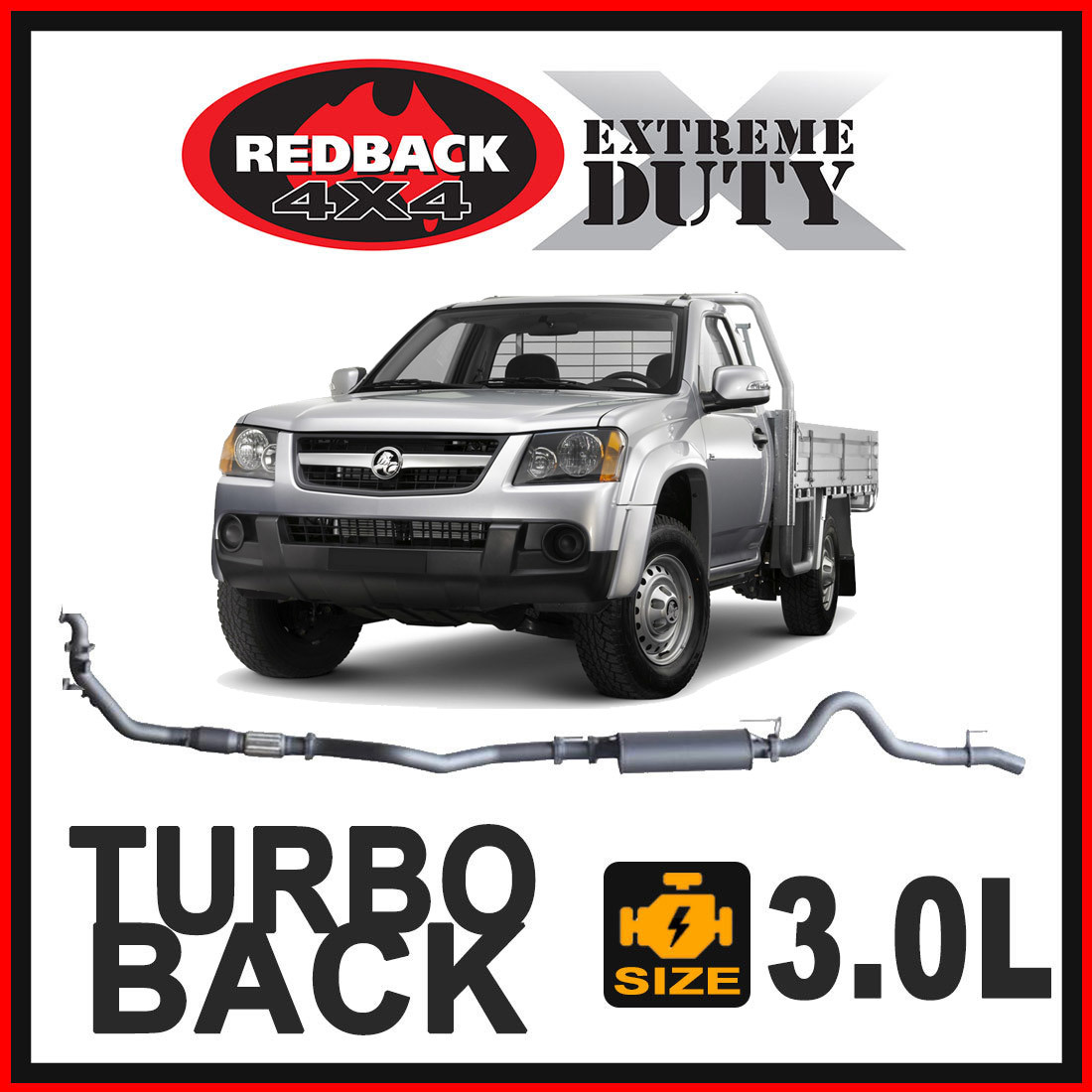 Holden Colorado RC 3L Redback Extreme Duty Exhaust image